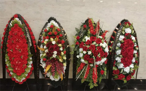 Похоронные венки для траурных церемоний в Москве