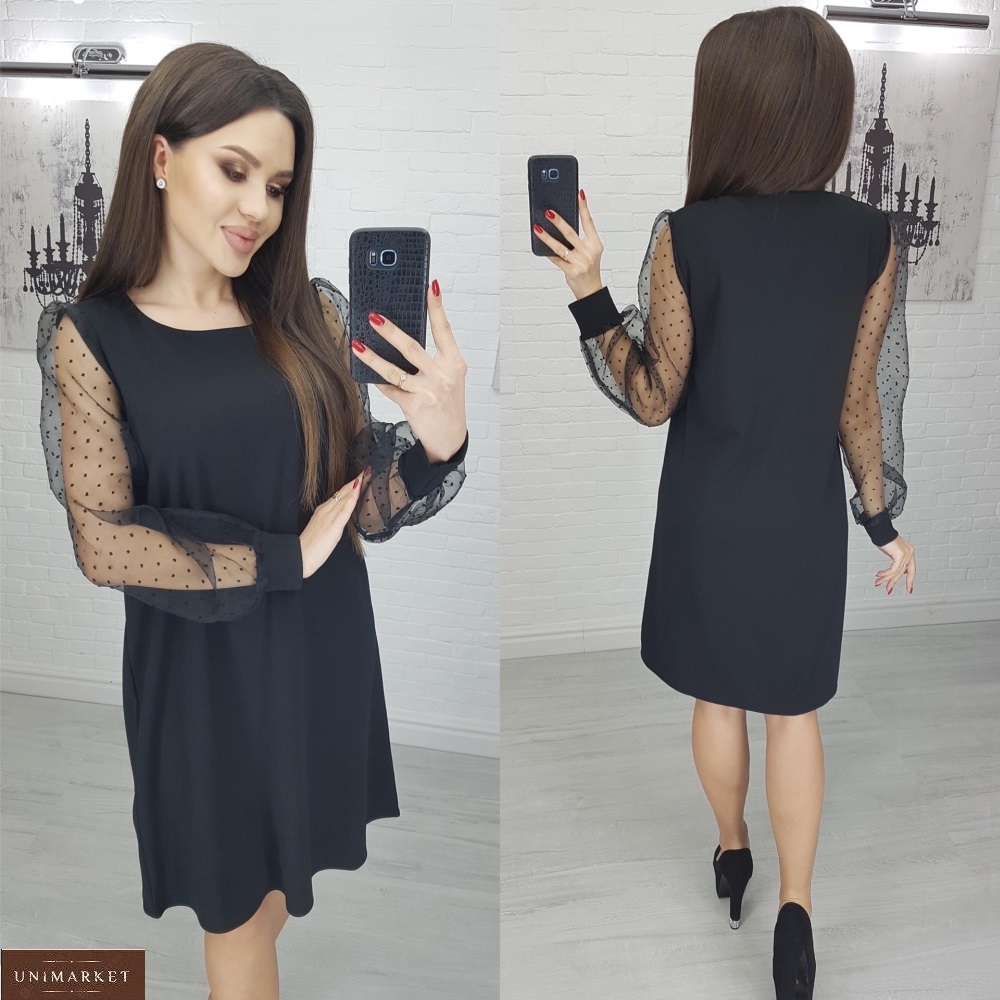 Широкий выбор платьев с прозрачными рукавами на Hoolly.ru