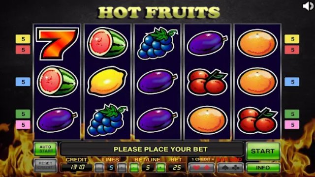 Обзор интерфейса игры Hot Fruits: страсть к плодам в игровом мире