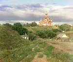 Вид на оба собора на кремлевском холме. Фото 1911г. (Прокудин-Горский)
